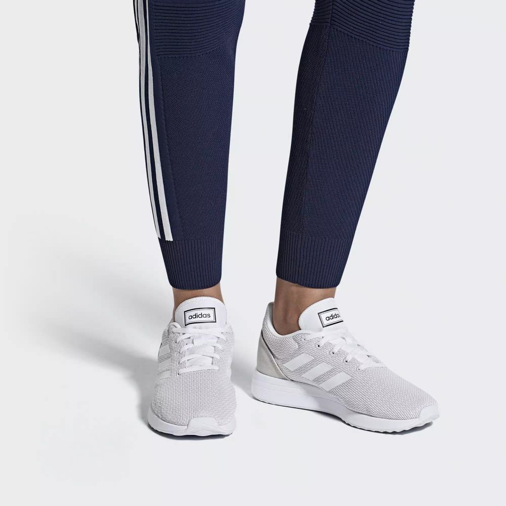 Adidas Run 70s Tenis Para Correr Blancos Para Mujer (MX-18065)